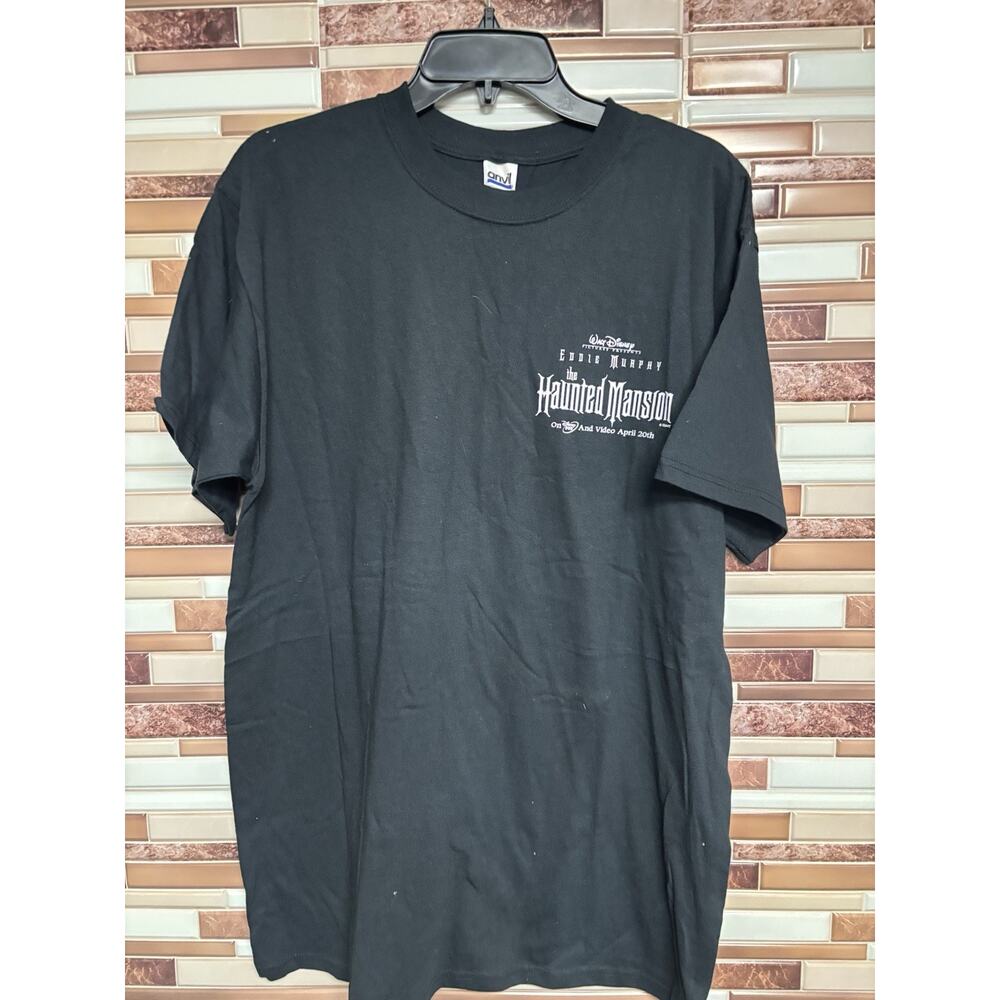 VTG Walt Disney The Haunted Mansion Movie Promo T Shirt Eddie Murphy Rare Size L